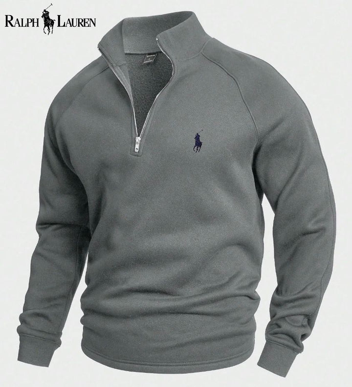 Urbanoval™ Cotton Half Zip Sweatshirt