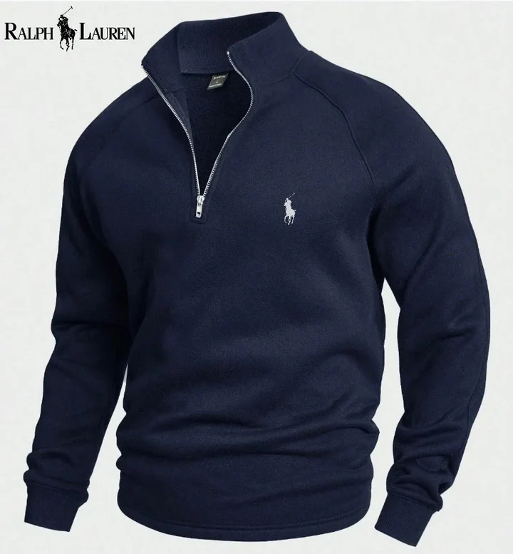 Urbanoval™ Cotton Half Zip Sweatshirt