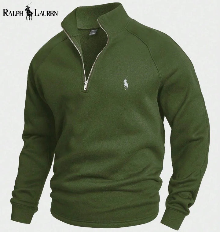 Urbanoval™ Cotton Half Zip Sweatshirt