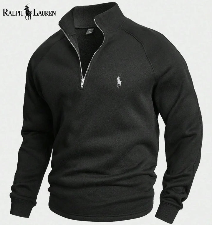 Urbanoval™ Cotton Half Zip Sweatshirt