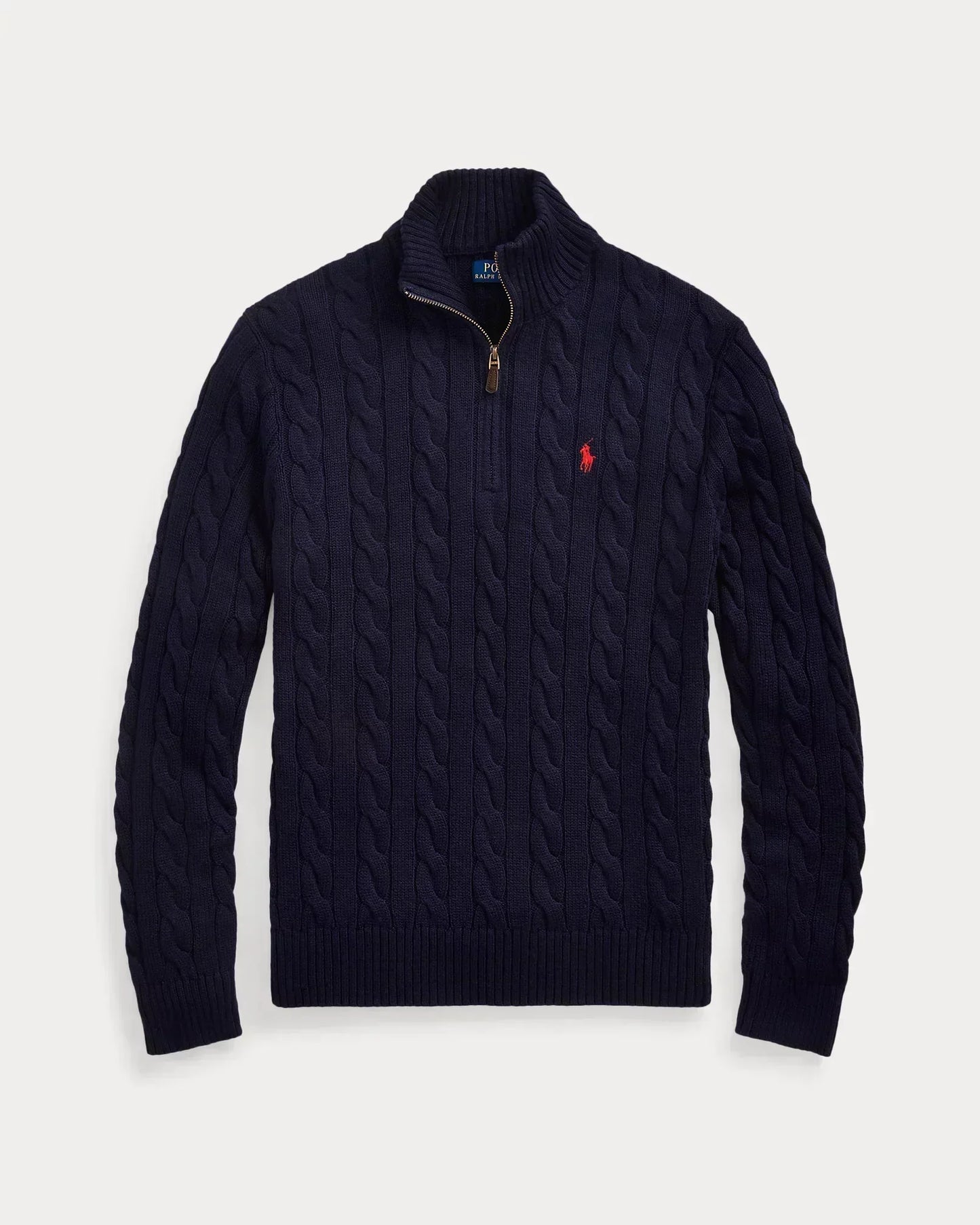 Urbanoval® - Polo RL Geribd Gebreide Katoenen Trui