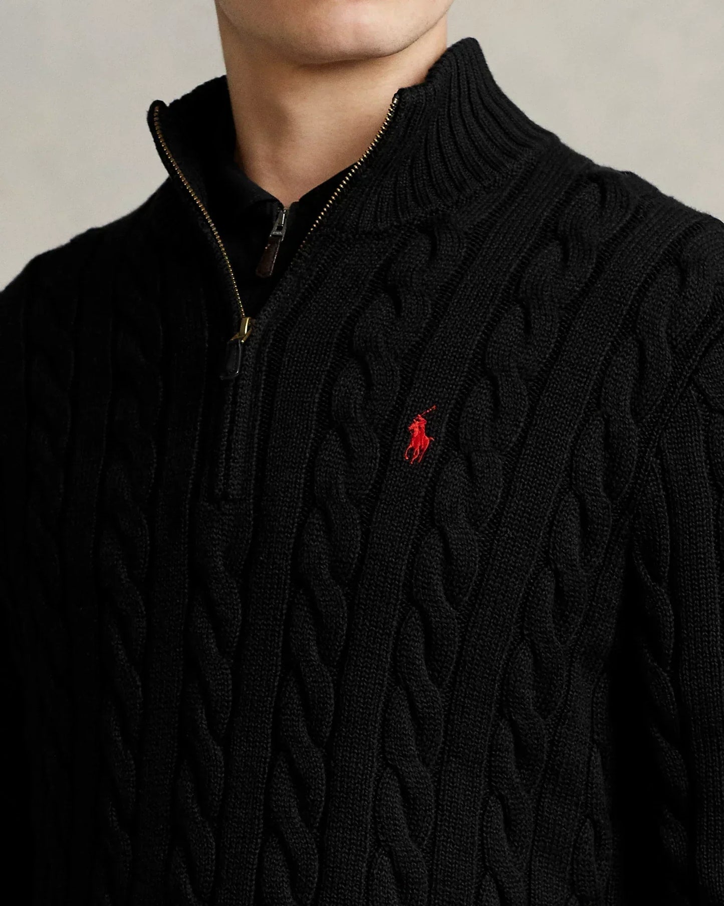 Urbanoval® - Polo RL Geribd Gebreide Katoenen Trui