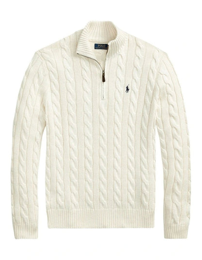 Urbanoval® - Polo RL Geribd Gebreide Katoenen Trui