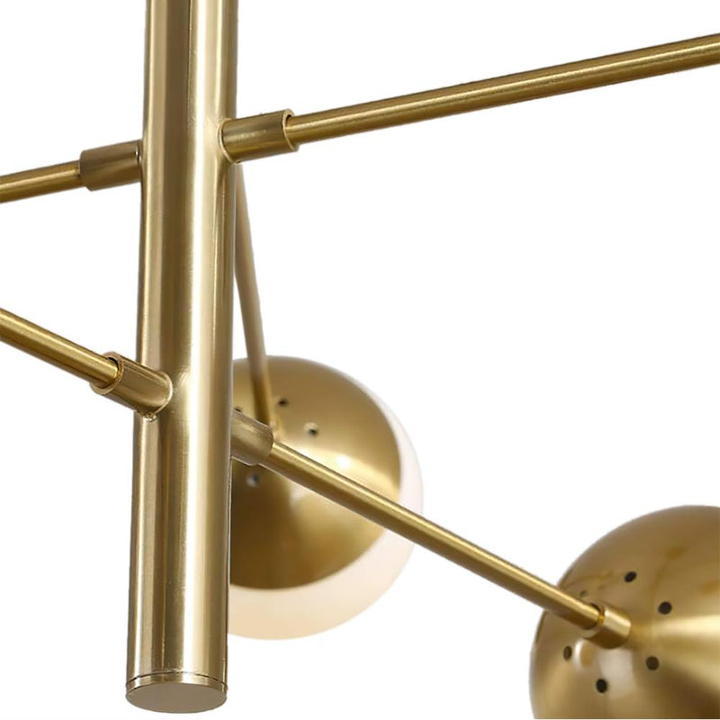 Mid-Century Globe Sputnik Sphere Chandelier
