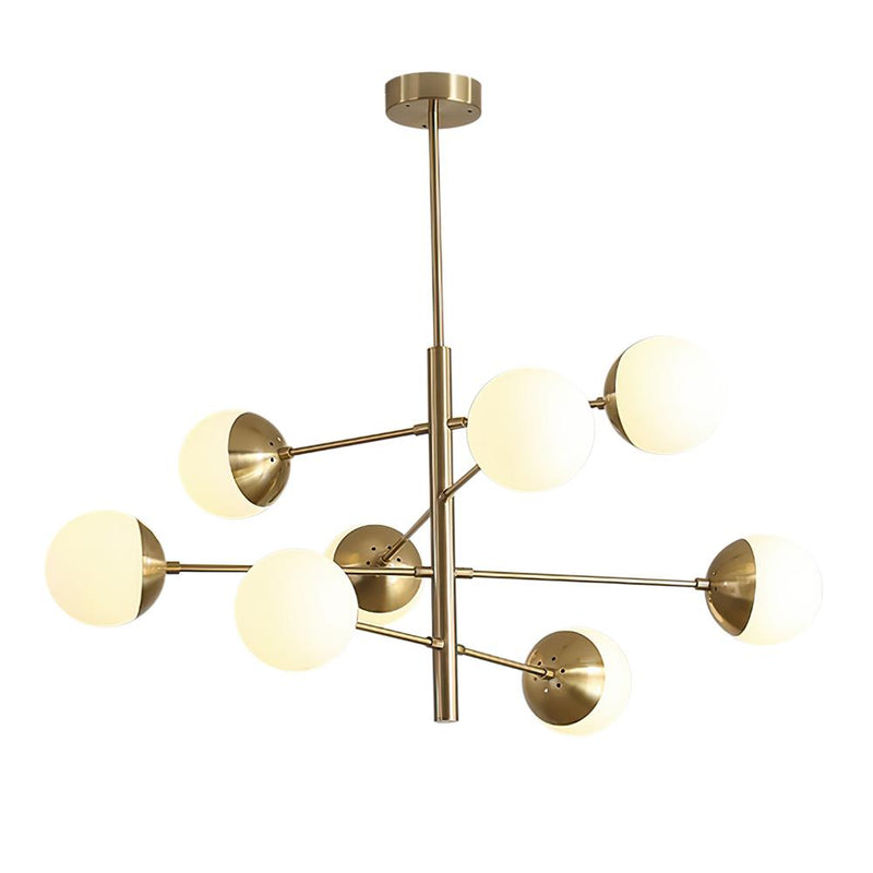 Mid-Century Globe Sputnik Sphere Chandelier
